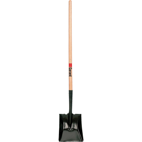Square Point Shovel, Wood, Tempered Steel Blade, Straight Handle, 42" Long The Estey Group