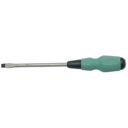 Tournevis &agrave; fente TORQUE DRIVE, Tige de #4, Ronde, 4" lo, Prise en Coussin&eacute;e The Estey Group