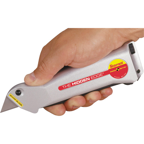Hidden Edge&reg; Knife, 19 mm, Steel, Aluminum Handle The Estey Group