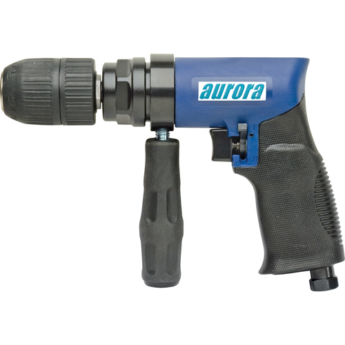 1/2" Air Reversible Drill, 4 CFM, 1/4" NPT, 88 dBA, 1/2" Chuck The Estey Group