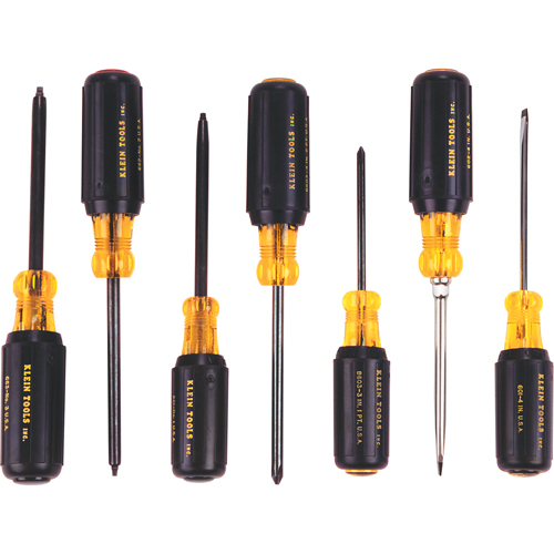 Canadian Basic Cushion-Grip Screwdriver Set, 7 Pcs. The Estey Group