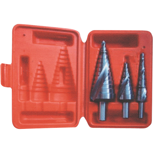 Step Drill Set, 3 Pieces, High Speed Steel The Estey Group