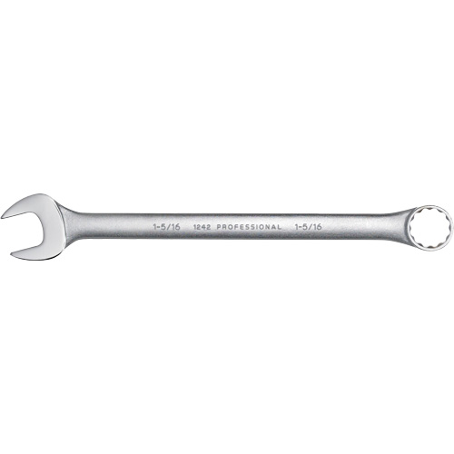 Combination Wrench, 12 Point, 1-5/16", Satin Finish The Estey Group