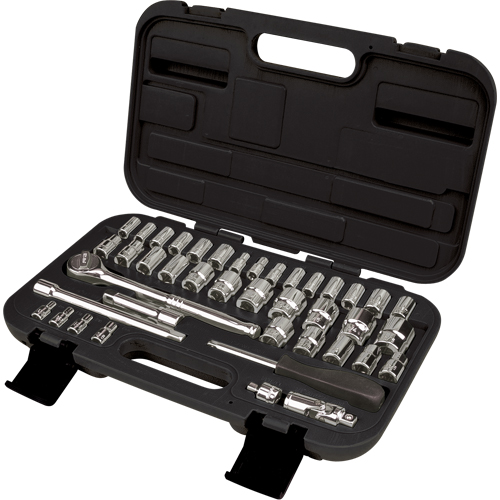 1/4" & 3/8" Drive SAE/Metric Socket Set, 41 Pcs The Estey Group