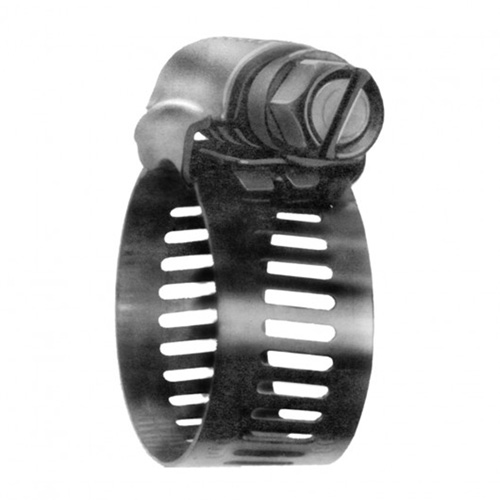 Hose Clamps - Stainless Steel Band & Screw, Min Dia. 0.563, Max Dia. 1-1/4" The Estey Group