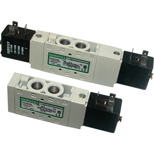 Pilot 5-Way 2-Position 4-Way Solenoid Valves, 1/8" Pipe, 150 PSI The Estey Group