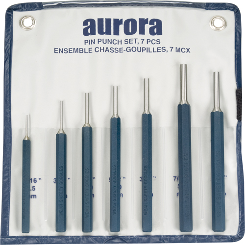 Pin Punch Set, 7 Pieces The Estey Group