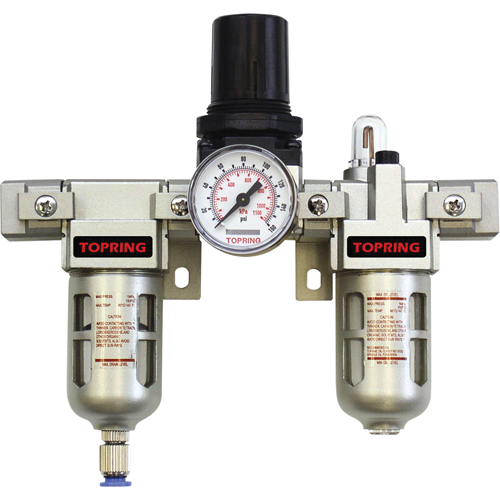 Airflo Modular Filter/Regulator & Lubricator (Gauge Included), 1/8" NPTF The Estey Group