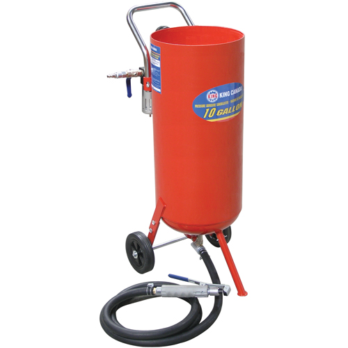 Pressure Abrasive Sandblasters, 6-25 CFM, 8.3 Gal. (10 US Gal) Tank The Estey Group