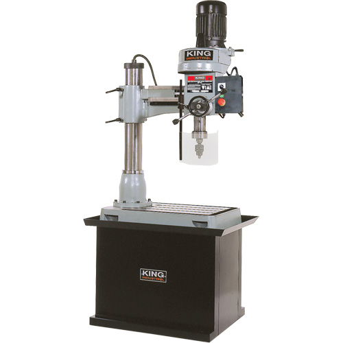 Perceuse radiale avec support, 1/2" Mandrin, 5 Vitesse(s), 19-5/8" la x 21-5/8" lo, #3 Morse The Estey Group