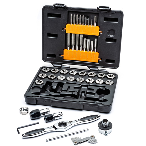 SAE Ratcheting Tap & Die Set, 42 Pieces The Estey Group