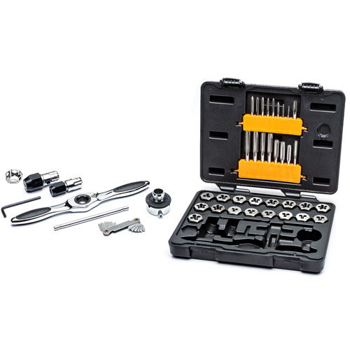 SAE Ratcheting Tap & Die Set, 42 Pieces The Estey Group