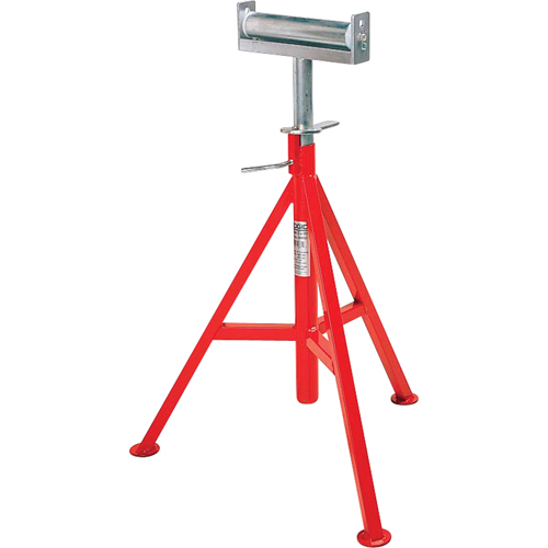 Conveyor Head Pipe Stand #CJ-99, 74-112 cm Height Adjustment, 12" Max. Pipe Capacity, 1000 lbs. Max. Weight Capacity The Estey Group