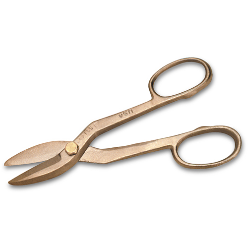 Sheet Metal Snips, 2" Cut Length, Straight Cut The Estey Group