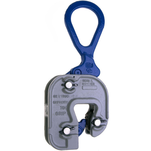 GX Structural Short Leg Plate Clamp, 6000 lbs. (3 tons), 1/16" - 1" Jaw Opening The Estey Group