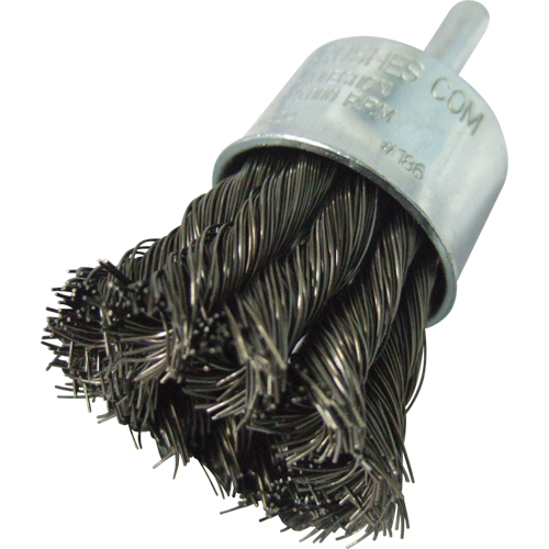Knotted Wire End Brushes, 1" Dia., 0.014" Wire Dia., 1/4" Shank The Estey Group