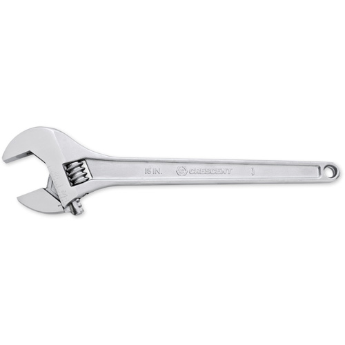 Cl&eacute; &agrave; manche conique r&eacute;glable — emball&eacute; sur carte, 15" lo, la max. 1-11/16"/43 mm, Chrome/Poli The Estey Group