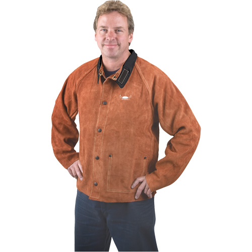 Welding Jacket, Leather, 4X-Large, Lava Brown The Estey Group