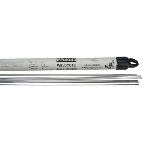 Baguettes pour soudage TIG en longueurs de 36", 3/32", Aluminium The Estey Group