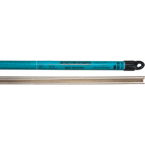 Baguettes pour soudage TIG en longueurs de 36", 3/32", Bronze nu pour soudo-brasage The Estey Group