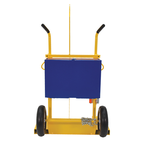 Chariot pour chalumeau et bouteille de soudage, Roues Pneumatique, Base de 24" la x 19-1/2" lo, 500 lb The Estey Group