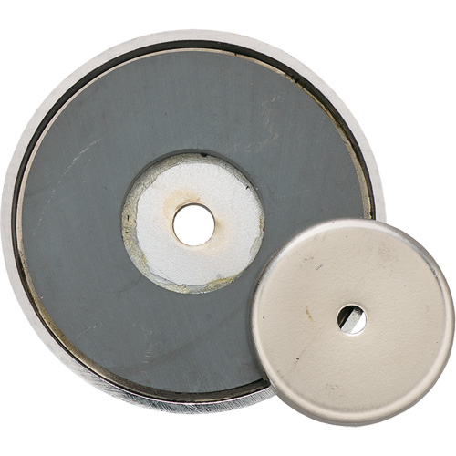 Pot magn&eacute;tique peu profond en c&eacute;ramique, dia. 1-3/8", Force de 12 lb The Estey Group