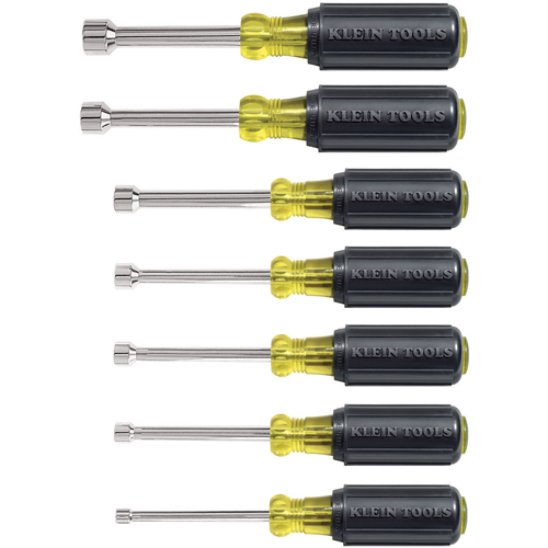 3" Shaft Cushion Grip Nut Driver Sets, 7 Pcs., Magnetic The Estey Group