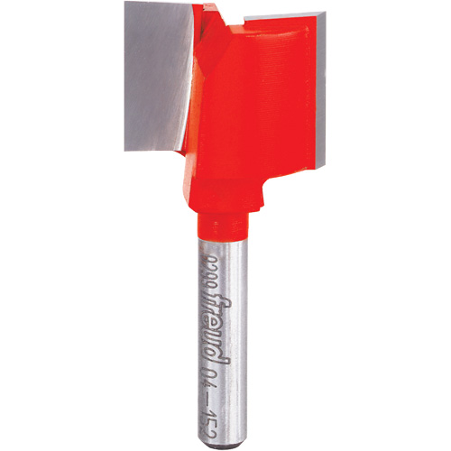 Router Bit - Double Flute Straight Bit, 1" Dia., 3/4" H, 2" L, 1/4" Shank The Estey Group