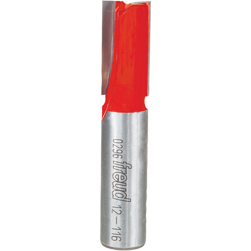 Router Bit - Double Flute Straight Bit, 1/2" Dia., 3/4" H, 2-5/8" L The Estey Group