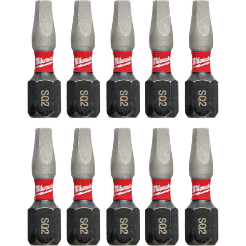 Shockwave Impact Insert Bits, Square, #2, 1/4" Drive The Estey Group