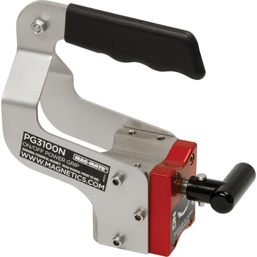 Serre-joints magn&eacute;tiques avec interrupteur, Longueur de 7-1/2", Diam&egrave;tre de 3-3/8", Capacit&eacute; de 100 lb The Estey Group