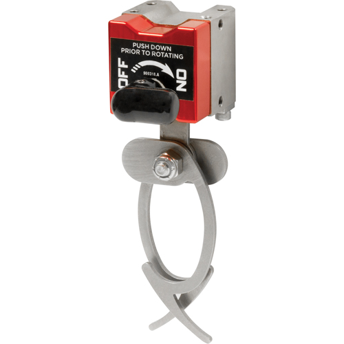 On/Off Magnetic Hanging Hooks, 5-3/4" Length, 1-3/4" Diameter, 35 lbs. Capacity The Estey Group
