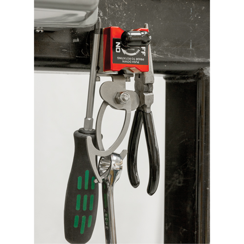 On/Off Magnetic Hanging Hooks, 5-3/4" Length, 1-3/4" Diameter, 35 lbs. Capacity The Estey Group