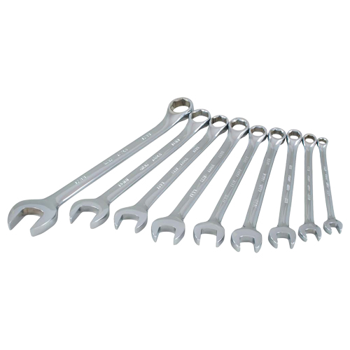 Wrench Set, Combination, 9 Pieces, Metric The Estey Group