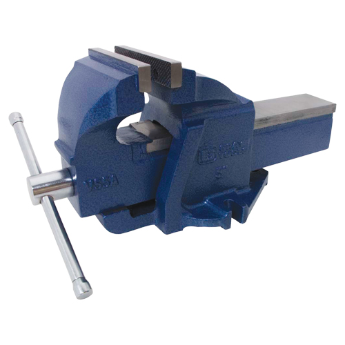 &eacute;tau d'&eacute;tabli en fonte ductile pour m&eacute;canicien, Largeur des m&acirc;choires 5", Profondeur de la gorge 3-3/10" The Estey Group