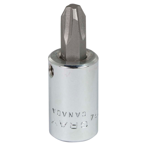 Head Socket, Phillips, #4 x 1.93" L, 3/8" Square Drive Drive The Estey Group