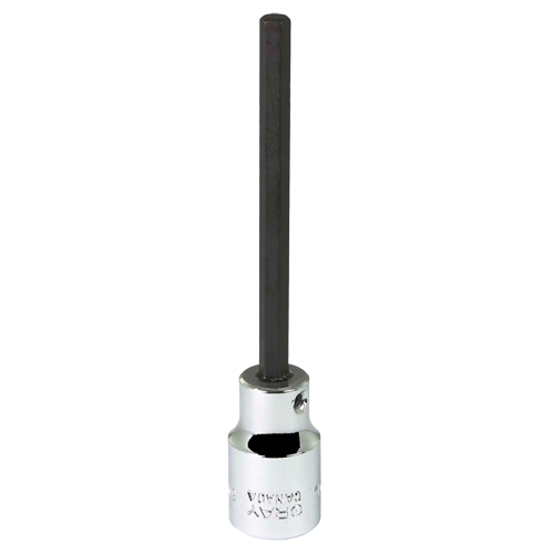 Douille &agrave; embout, 5 mm x 3-7/8" lo, Prise 3/8" The Estey Group
