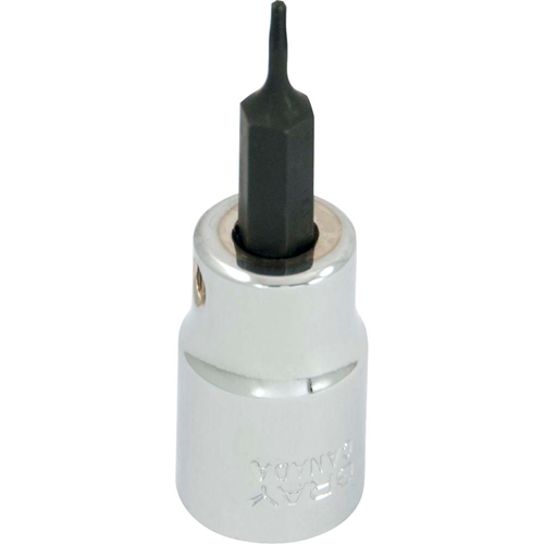Bit Socket, Torx&reg;, T6 x 2-1/8" L, 3/8" Drive The Estey Group