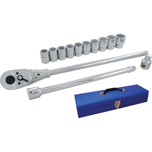 Jeu de douilles et accessoires, 15 Mcx, Prise de 3/4" The Estey Group