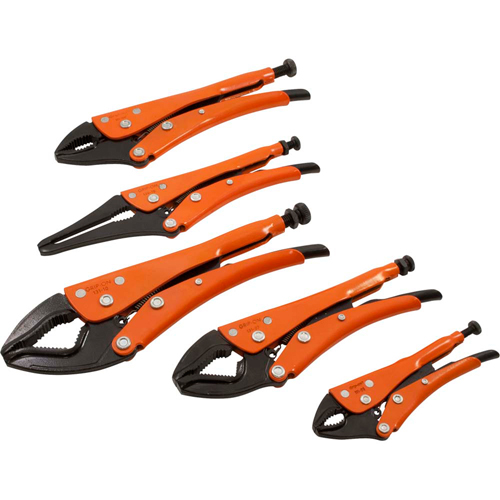 Locking Plier Set, 5 Pieces The Estey Group