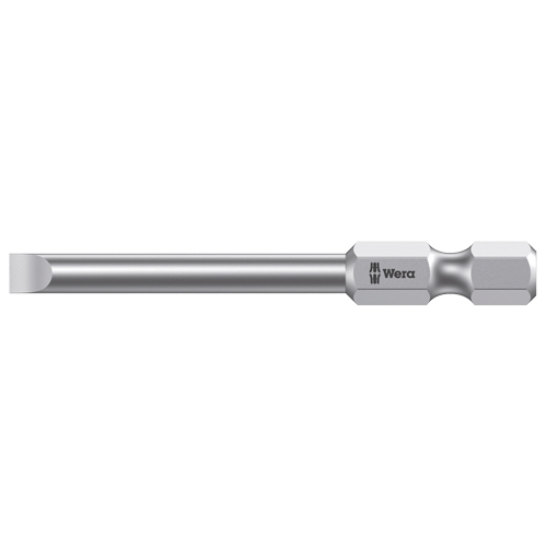 Power Screwdriver Bit, Slot, 3 mm Tip, 1/4" Drive Size, 2-3/4" Length The Estey Group