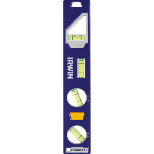 250 Series Heavy-Duty Torpedo Level, 9" L, Aluminum, 4 Vials, Magnetic The Estey Group