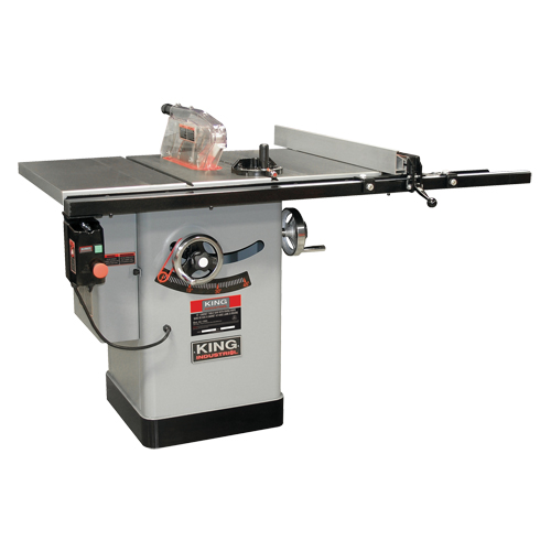 Cabinet Table Saw with Riving Knife, 230 V, 9.6 A, 3850 RPM The Estey Group
