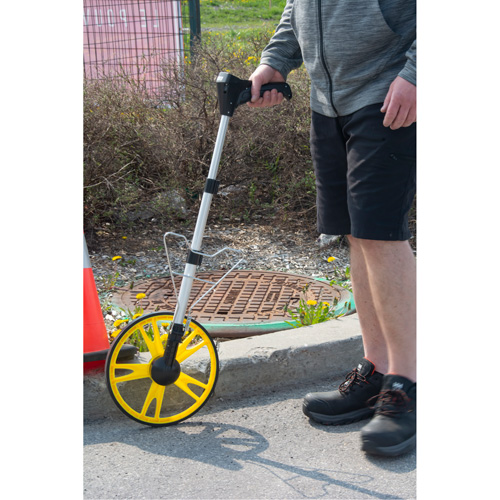 Digital Distance Measuring Wheel, 12.5"/31.8 cm, 99999.9 m Range, Feet/Metres The Estey Group