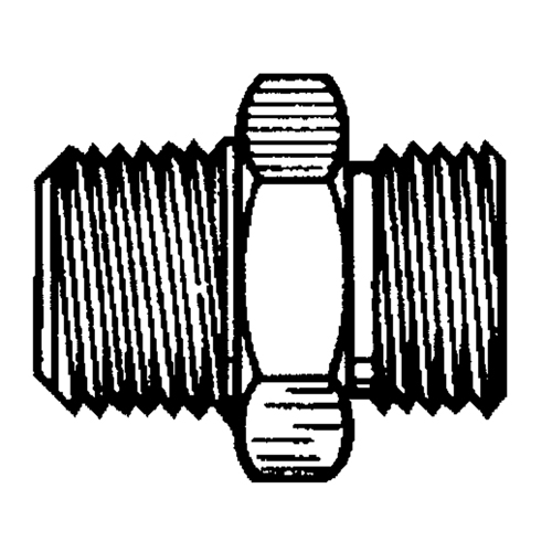 Reducer/Adapter Fitting, 1/4" x 1/8" Dia, Brass The Estey Group