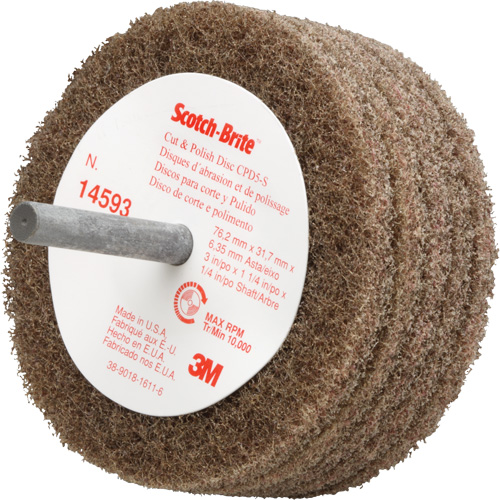 Disque de tronçonnage et de polissage Scotch-Brite, 3" dia. The Estey Group
