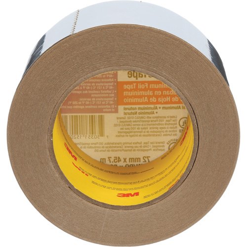 Ruban en aluminium Venture Tape, &eacute;paisseur 1,8 mils, 72 mm (3") x 45,7 m (150') The Estey Group