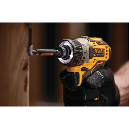 Tournevis &agrave; moteur sans balai Xtreme (outil seulement), 1/4", 12 V, 200 UWO couple max., Lithium-ion bloc-pile The Estey Group