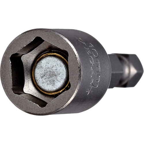 Tourne-&eacute;crou, Embout 10 mm, Prise 1/4", 1-3/4" lo, Magn&eacute;tique The Estey Group