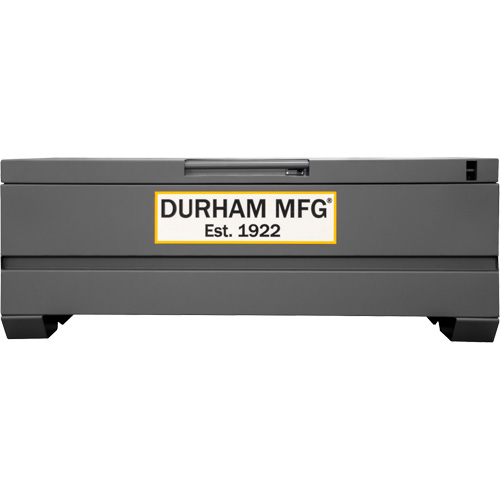 Jobsite Storage Box, 60" x 24" x 22-3/4", Steel, Grey The Estey Group